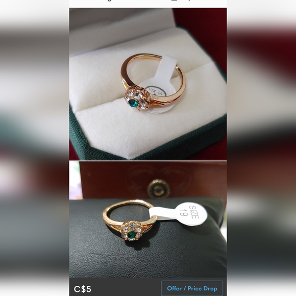 SOLD!* BUNDLE OF 5 RINGS/ Many sizes. - Picture 6 of 6